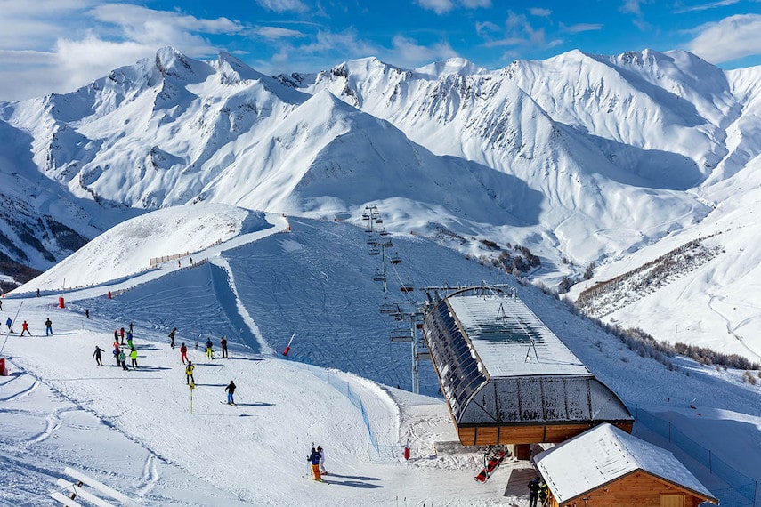Pistes de ski et télésiège de Val d'Allos