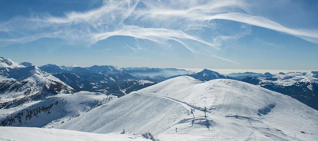 Panorama du Domaine skiable de Montclar